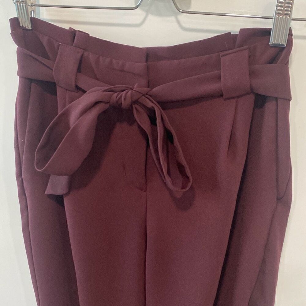 Express Womens Solid Belted Polyester Ankle High … - image 3